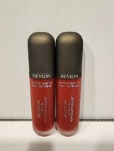 Revlon Ultra HD Lip Mousse Hyper Matte Lipstick  #815 Red Hot  Set of 2 New - £11.64 GBP