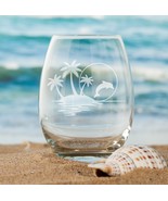 Dolphin Island Etched Glasses - Wine, Champagne, Pint Glasses, Shot Glass - €21,52 EUR+