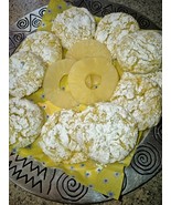 Pineapple Crinkle Cookies. Homemade.  ONE Dozen.  2&quot; Each  - $17.65 CAD