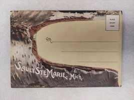 Sault St Marie Vintage Postcard Souvenir Booklet Michigan  - £19.31 GBP