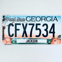  United States Georgia Jackson County Passenger License Plate CFX7534 - $16.82
