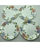 Set Of 4 Corelle Summer Blush Pansy Salad Dessert Bread Plates 7 ¼&quot;  Cor... - $14.48
