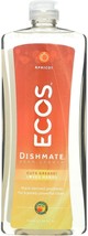 Earth Friendly Products Dishmate, Dishwashing Liquid, Natural Apricot (6-Pack) - £53.54 GBP