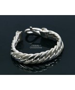 7 to 8.5&quot; Vintage Cuban link chain 925 sterling silver bracelet,unisex s... - $447.48 CAD+