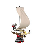Looney Tunes Wile E Coyote statue Skating sail wind Road Runner figure w... - $1,799.00