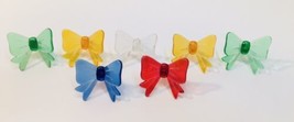 Vintage Ceramic Christmas Tree  Light Pegs Bulbs replacements Asst Colors BOWS - £7.83 GBP