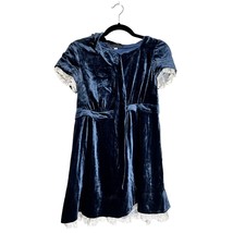 Marc by Marc Jacobs Woman&#39;s Size 4 Velvet Empire Waist Mini Dress Tie Ne... - £100.67 GBP