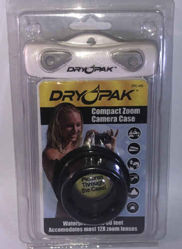 Waterproof Camera Case W Compact Zoom By Dry Pack #DCP-400-White-NEW-SHIP N 24HR - $5.82