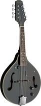 Black Acoustic-Electric Bluegrass Mandolin, Stagg M50 E. - $212.97