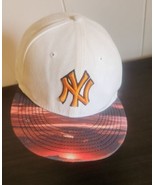 New York Yankees New Era 9Fifty Fitted 7 1/2 Sunet Rise Bill Baseball Ca... - £31.01 GBP