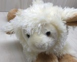 Wishpets Mari lamb sheep plush cream lying down tan brown feet ears bean... - £39.10 GBP