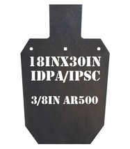 18x30 IDPA AR500 Gong Shooting Target - 3/8in Rifle Target - 1pc. Steel ... - £149.05 GBP