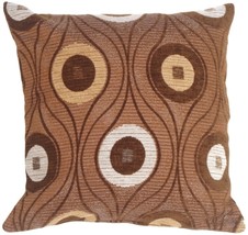 Pods in Chocolate Throw Pillow, with Polyfill Insert - £24.08 GBP