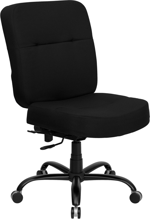 Black 400LB High Back Chair WL-735SYG-BK-GG
