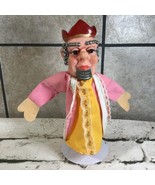 Vintage 70’s Mr Rogers Neighborhood THE KING Hand Puppet Vinyl Head Rare - $14.84