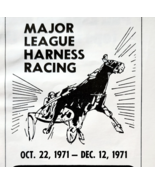 1971 Major League Harness Horse Racing Advertisement Rockingham Salem NH... - $29.99