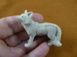 FOX-W1) little Fox pup shed ANTLER figurine Bali detailed carving love f... - £42.30 GBP