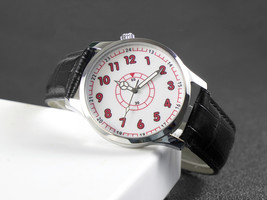 Unique Character Watch Red Numbers Gender Free Shipping Worldwide - £38.63 GBP