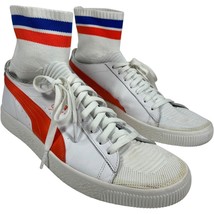 Puma Clyde Sock NYC Sneakers Mens Sz 13 New York Knicks Color White/Oran... - $606.63 MXN