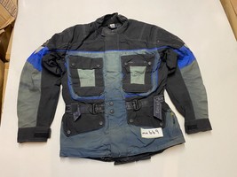 HEIN GERICKE Textile Motorcycle Jacket Label M Armpit/armpit 23&quot; (mc669) - £40.74 GBP