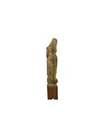 Walking Stick Staff, Wolf Carving - Howling Wolf - Hiking Stick, Staff -... - £56.06 GBP