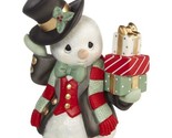 Precious Moments Wrapped Up in Holiday Cheer Annual Snowman Figurine 211... - £31.06 GBP
