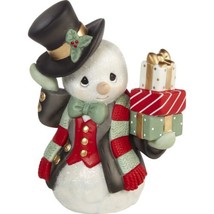 Precious Moments Wrapped Up in Holiday Cheer Annual Snowman Figurine 211... - £31.60 GBP