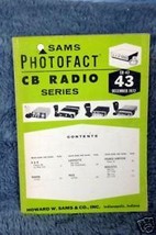Sams Photofact CB Radio CB-43 December 1972 - $5.00