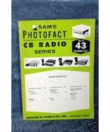 Sams Photofact CB Radio CB-43 December 1972 - £4.00 GBP