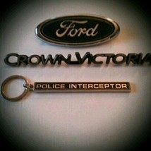 Police Interceptor emblem keychain(only) (D8) - £11.76 GBP