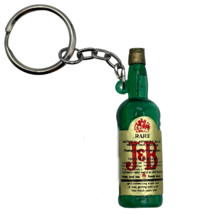 Vintage J&amp;B SCOTCH WHISKY Plastic Bottle Charm Keychain - SEE CONDITION - $12.37