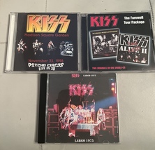 Kiss Rare Live &amp; Studio Discounted Bundle 5 Very Hard to Find CDs - £35.97 GBP