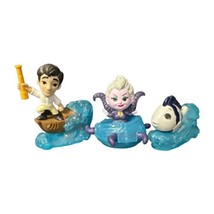 3 McDonalds 2023 Disney Little Mermaid Happy Meal Figures Ursula Eric Fl... - $7.42