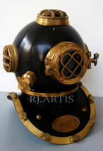 Diving Helmet US Navy Mark V Scuba Marine Divers Helmet 18&quot; Inch Replica - £142.01 GBP