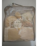 New Classics Natural Beauty Set Spa Pedicure Bath Kit in Clear Bag w/ Go... - $35.00