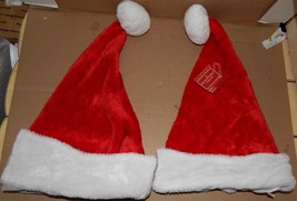 Christmas Santa Hats 20&quot; Size 2 Each Michaels 91G - $6.49