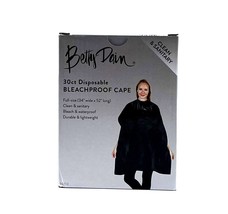 Betty Dain 30 ct Disposable Bleachproof Cape Full Size 34&quot; Wide X 52&quot; Long - $26.95