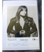Robin Beck Hand-Signed Autograph 13cm x 18cm With Lifetime Guarantee  - £62.48 GBP