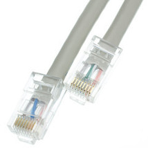 [Pack of 2] Cat5e Gray Copper Ethernet Patch Cable, Bootless, POE Compliant, ... - $21.90