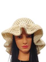 Crochet Wavy Brim Bucket Hat - Spring Fashion Summer Sun Hat!!! - £15.69 GBP