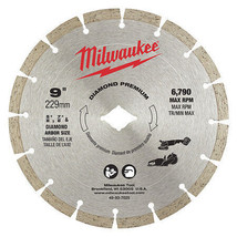 Milwaukee Tool 49-93-7025 9 In. Diamond Premium Segmented Masonry And Co... - £60.88 GBP