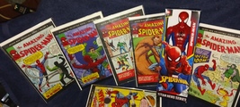 2006 AMAZING SPIDER-MAN COLLECTORS SERIES 6-11, W 12&quot; SPIDER-MAN TITAN F... - $31.99