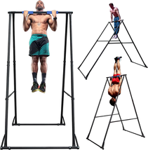 TOES DON&#39;T TOUCH GROUND Foldable Free Standing Pullup Bar Stand - $655.93