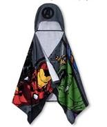 Marvel AVENGERS ~ Kids Hooded Towel Wrap ~ 24 x 50 ~ 100% Cotton - £18.34 GBP