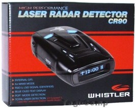 Whistler CR90 Laser Radar Detector w/ GPS + OLED Text Display - £195.84 GBP