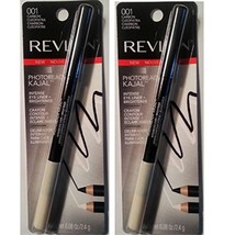 (2-Pack) Revlon Photo Ready Kajal Intense Eye Liner &amp; Brightener- 001 Ca... - £14.96 GBP