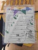 Wrights Tri-Recs Tools Ruler 1" To 6" 2/Pkg Acrylic Darlene Zimmerman Ho... - $9.85