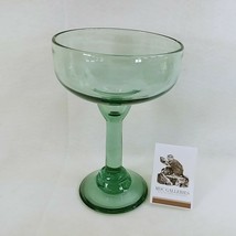 Compote Fruit Bowl Table Centerpiece Glass Tall Stem Handblown Pontil Mark - £22.51 GBP