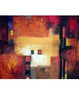 32x40 inches Flat world Oil Painting Canvas Art Wall Decor modern01D - $346.85 CAD
