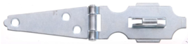 Hardware Essentials 851393  Fixed Staple Zinc Hinge Hasp, 3 in. - $23.29